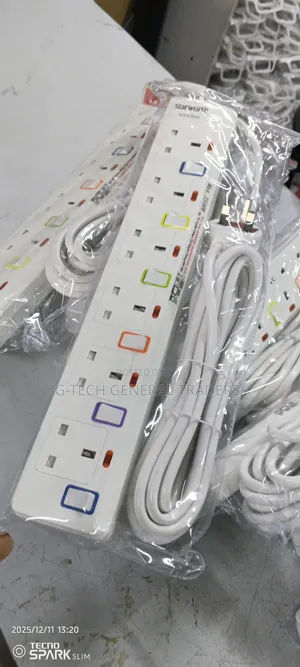 Star Worth 6-way Heavy Duty Extension Cable With Switches