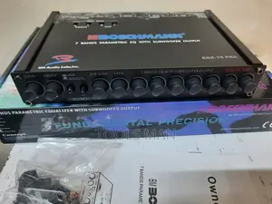 Boschmann Heavy-Duty Car Eqx-75pro 7 Band Equalizer.Gm Gunmetal Line