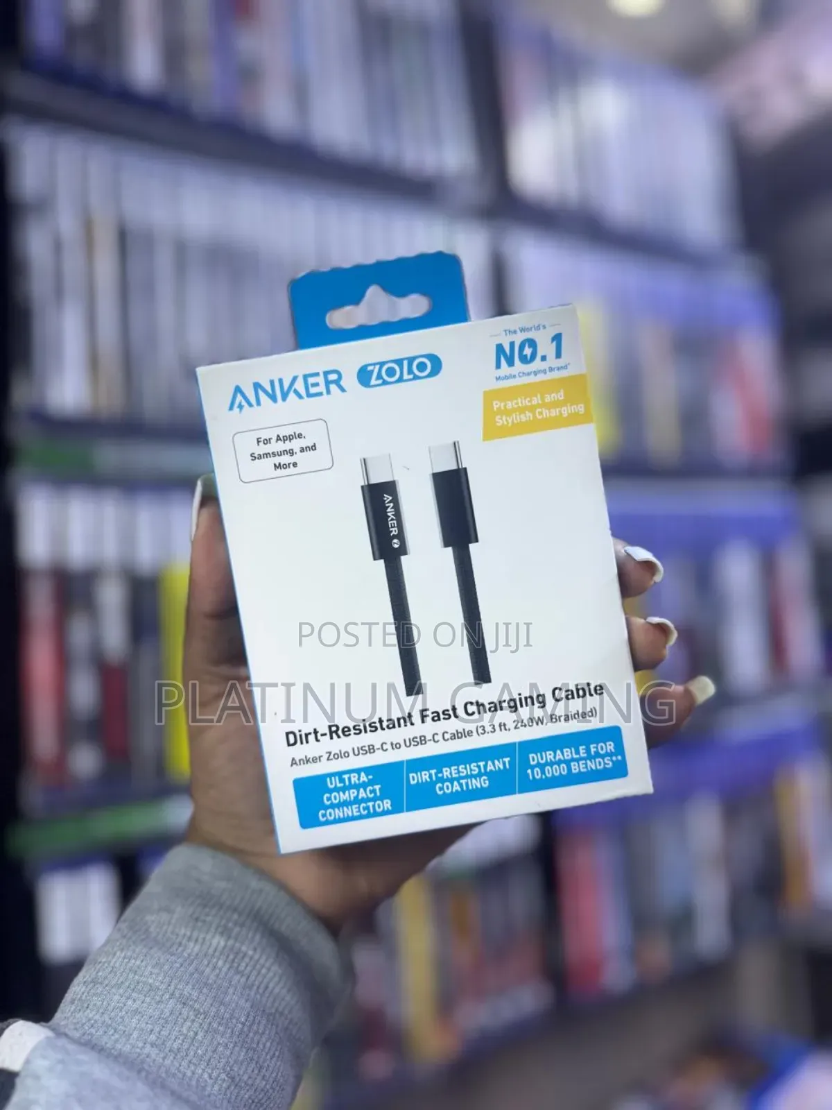 Anker 3ft Type C Cable ,240w Braided