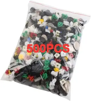500 Pcs, Auto Body Clips, Mixed Trim Retainer Clip, Plastic Car Rivets