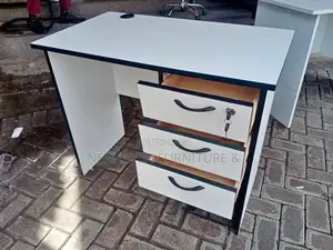 Sleek Study Desk With Storage Options