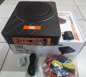 Car Underseat Powered Subwoofer. 3000w JBL 10 Inch Bass Pro Sub
