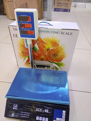 40kg Digital Retail Shop Scale – Acs-40 Price Computing Machine