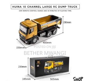 Huina 1580-xx- Large Rc Dump Truck In Kenya