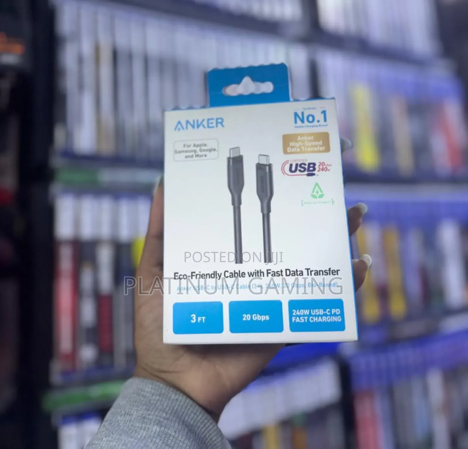Anker 3ft Type C Cable,240w Bio-based