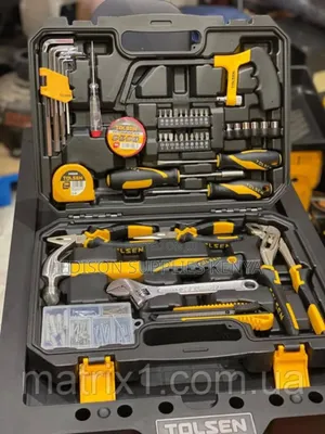 Tolsen 119pcs Tool Set Household Tools Set General