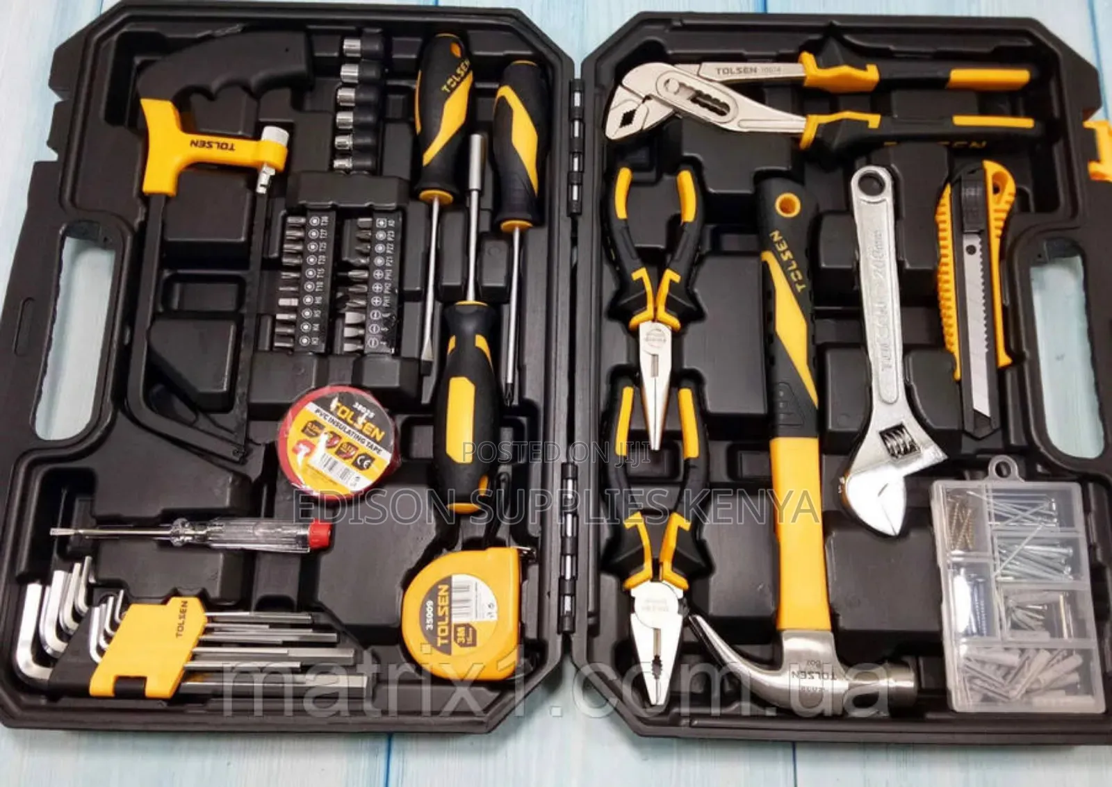 Tolsen 119pcs Tool Set Household Tools Set General