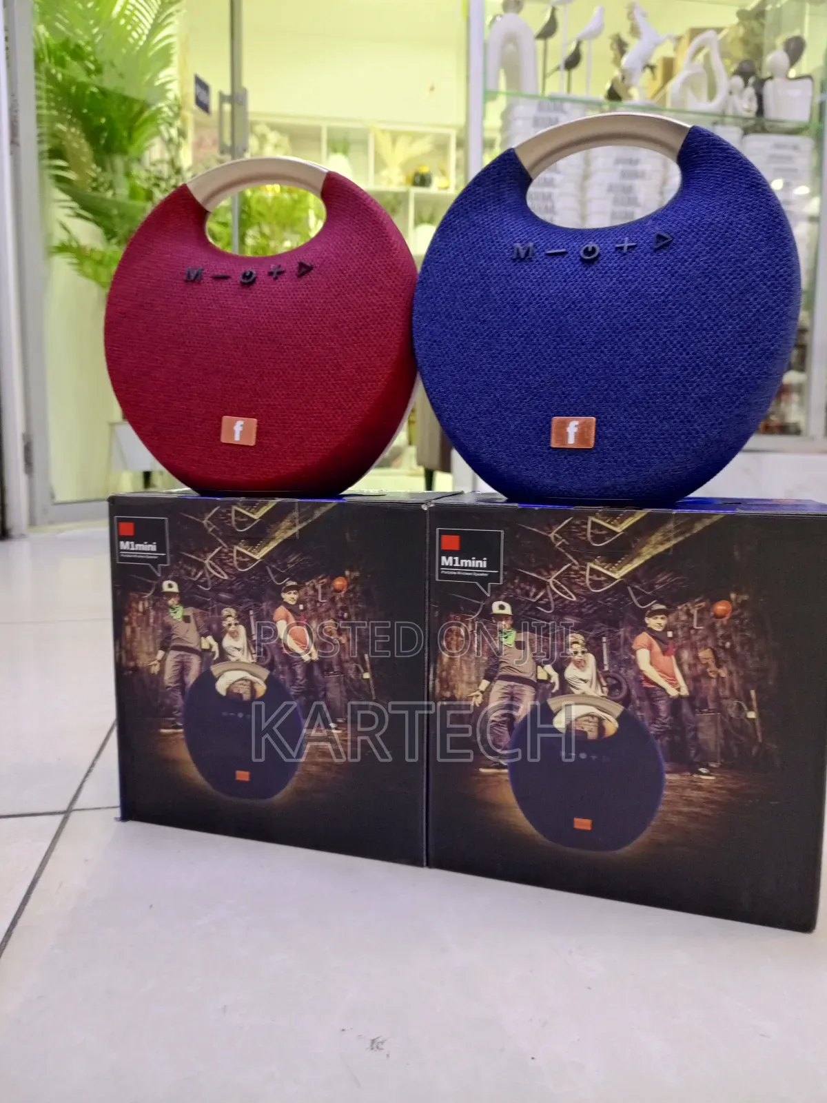 Mini Round Wireless Speaker – Fm, Bluetooth, Usb, Aux