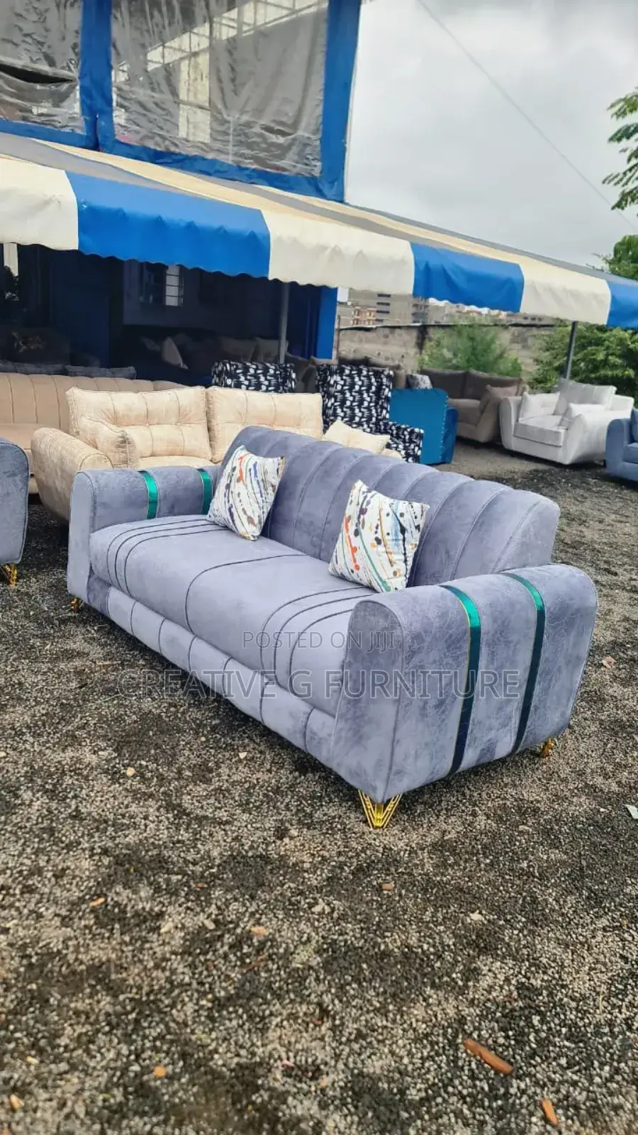 Gray 3 Seaters