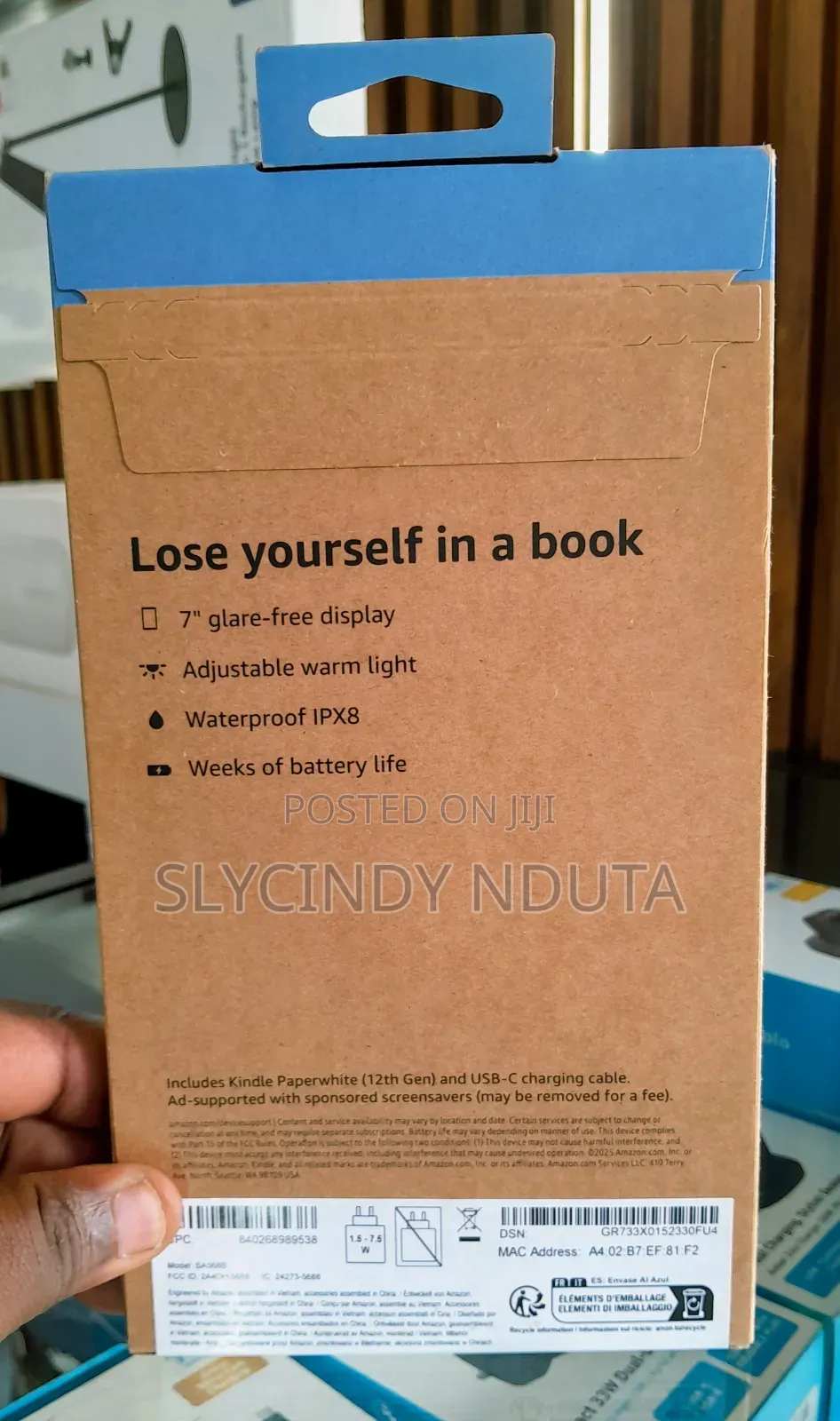 New Amazon Kindle Paperwhite 16 GB Black