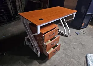Sleek Metallic Desks for a Professional Home Office Look