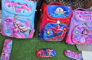 2 in 1 Cartoon Themed Waterproof Bag