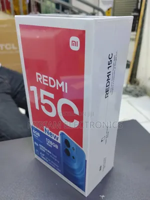 New Xiaomi Redmi 15C 4G 128 GB Black