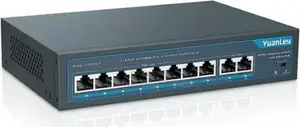 1000mbps 120w Power 8 Port Gigabit Fibre Switch