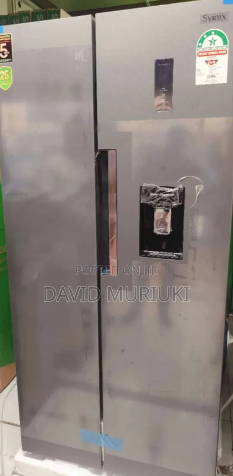 Syinix Side by Side 460 L
 Refrigerator With Dispenser
