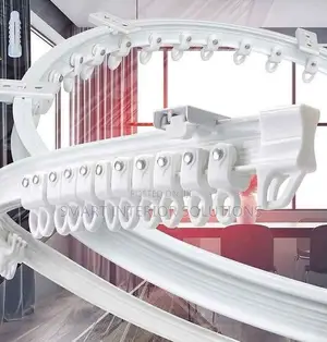 Smooth-Slide Bendable Curtain Rails