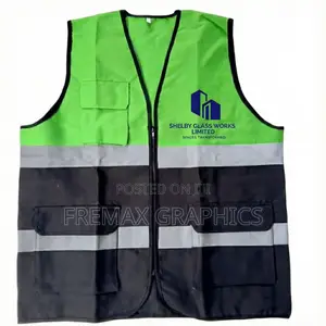 Custom Branded Reflector Vests for Worksites