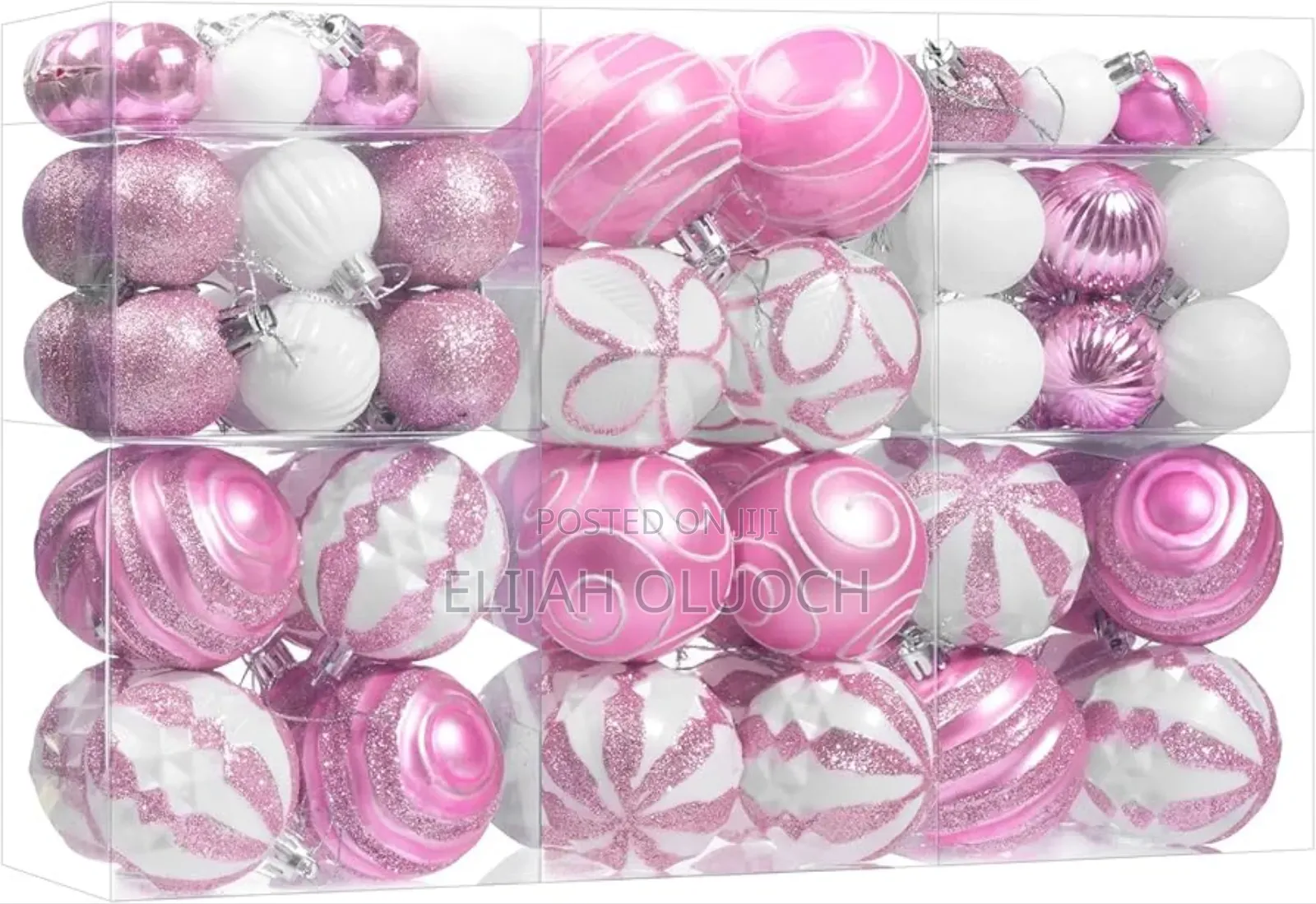 Unique 100pcs Christmas Tree Decor Balls Set