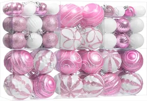 Unique 100pcs Christmas Tree Decor Balls Set