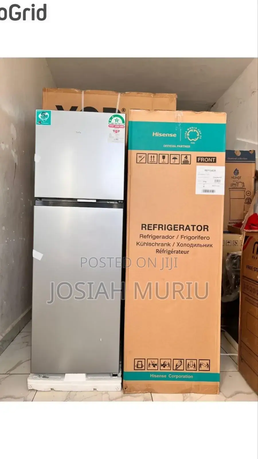 120 Litres Hisense Fridge Double Door Refrigerator