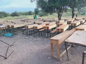 Wooden Metallic Pupils Study Chairs