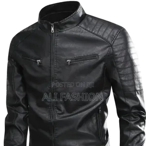 Leather Jackets for Men Side Zip