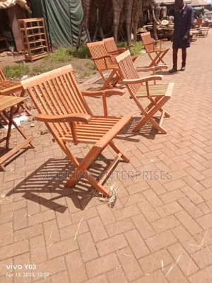 Armrest Improved Foldable Wooden Outdoor Chairs