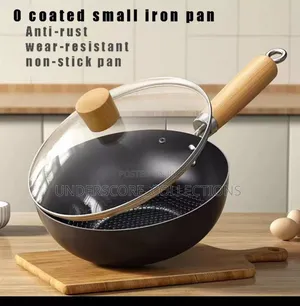 *Coated Deep Frying Pan With Lid*