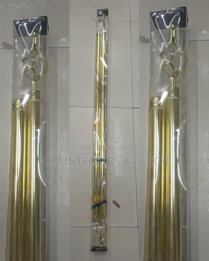 Gold Coated Curtain Rods for Sale