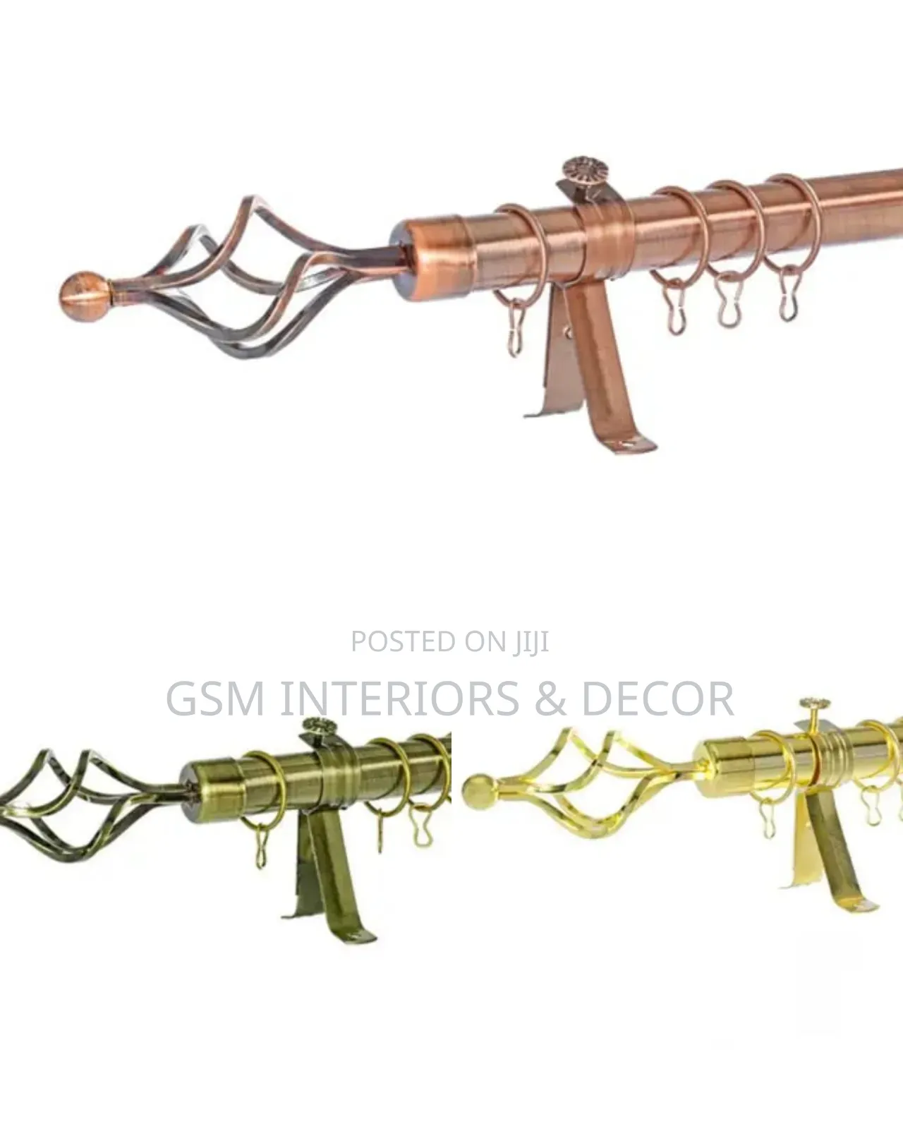 Copper Shade Curtain Rods