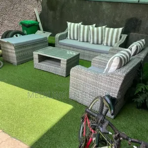 Mixrest U Shaped Cushioned Outdoor Sofa Set