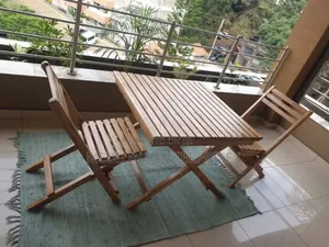 Wooden Foldable Two Seater Set