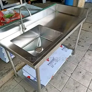 Single Stainless Steel Washing Sink