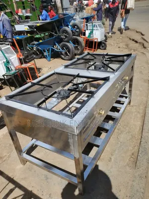Customized Stainless Large Size High Pressure Double Burners Cook