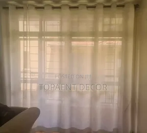 Transparent Eyelates Window And Door Curtain Sheers