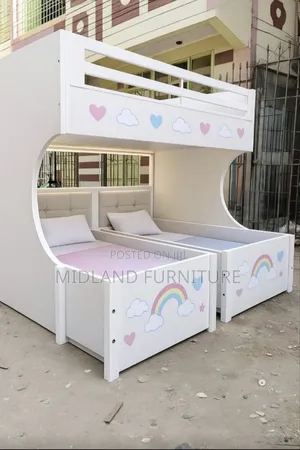 Bunk Bed Double Decker With Storage Drawers