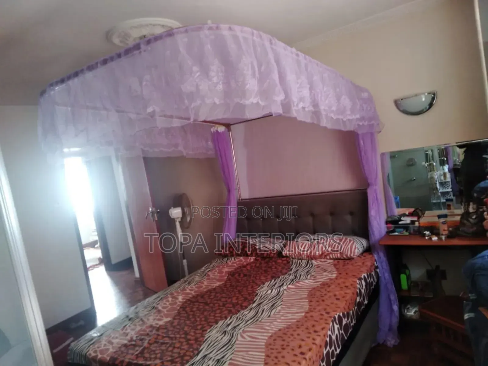 Beautiful Two Stand Track Mosquito Net Curtains Mesh