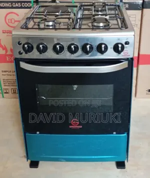 60*65 Eurochef Free Standing 3 Gas Burner +1 Electric Cooker