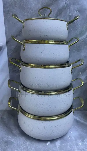 *10pcs Amber Cookware Set*Pots*
Colors : White Material : Granite
