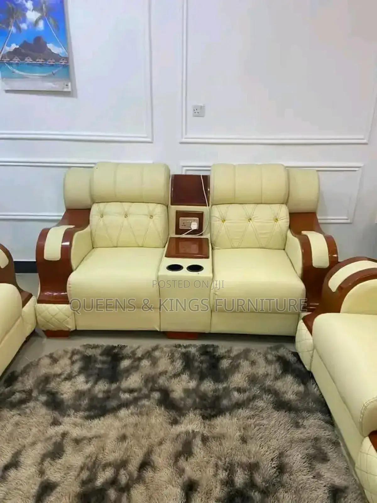 Couch 7 Seater Luxury Couch With Solid Mahogany Frames