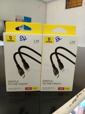 Baseus Pudding Quick Charge Type-C to Lightning Cable 20w 1.2 M -Black