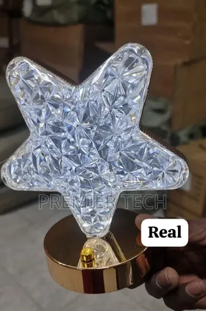 Rechargeable Creative Table Lamp Warm and White Light Crescent