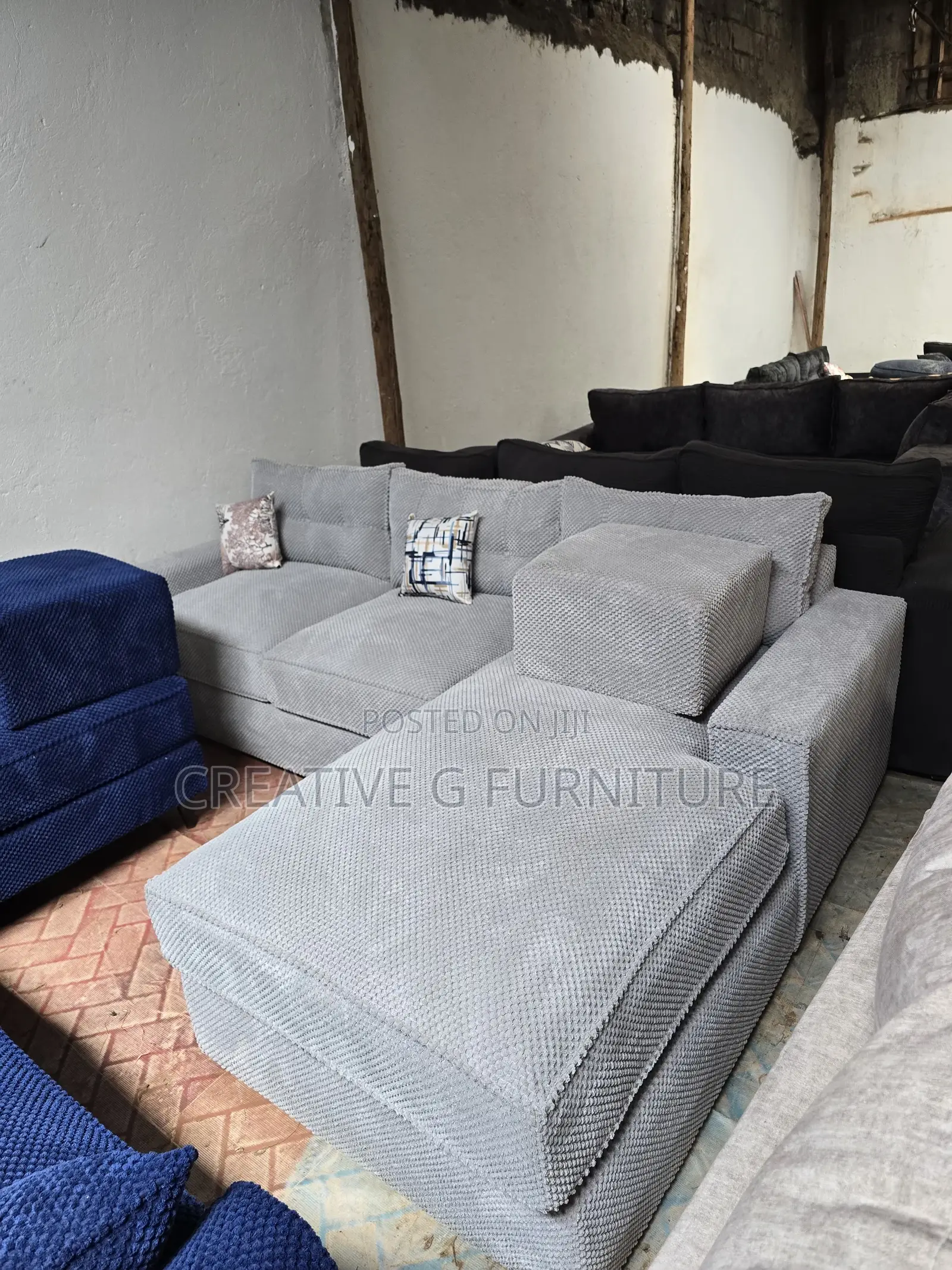 Upscale 6 Seater L Sofa