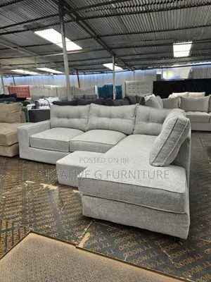 Clear 6 Seater L Seat