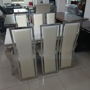 Modern Dining Set Marble Table