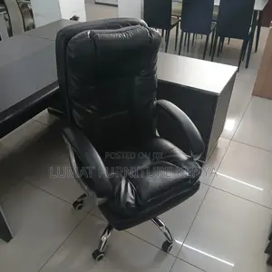 High Back Ergonomic Office Seat Leather