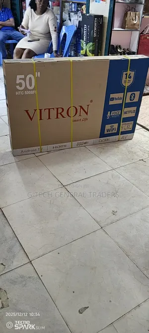 Vitron 50inch Smart Android Frameless Led Tv, Youtube, Netflix