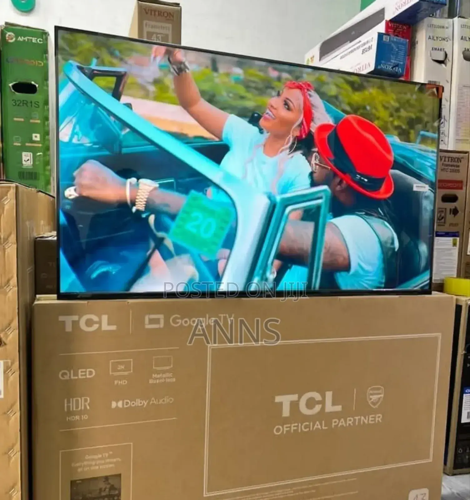 Frameless 43 Inch TCL Qled