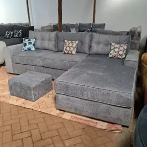 Elevated 6 Seater L Sofa
