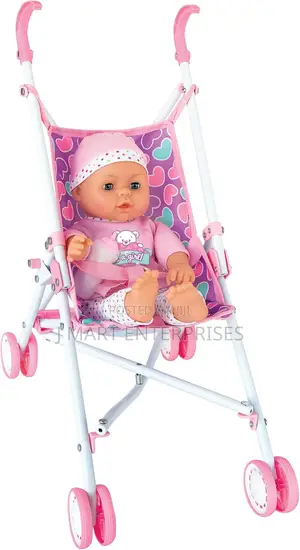 Doll Stroller Heart Design Gifts for Toddlers and Girls
